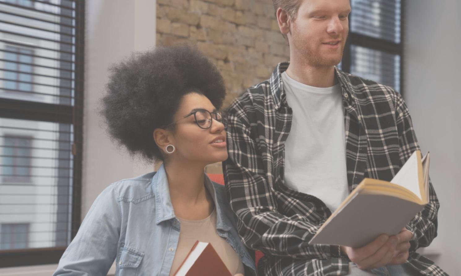 Person checking mobile banking app while shopping
