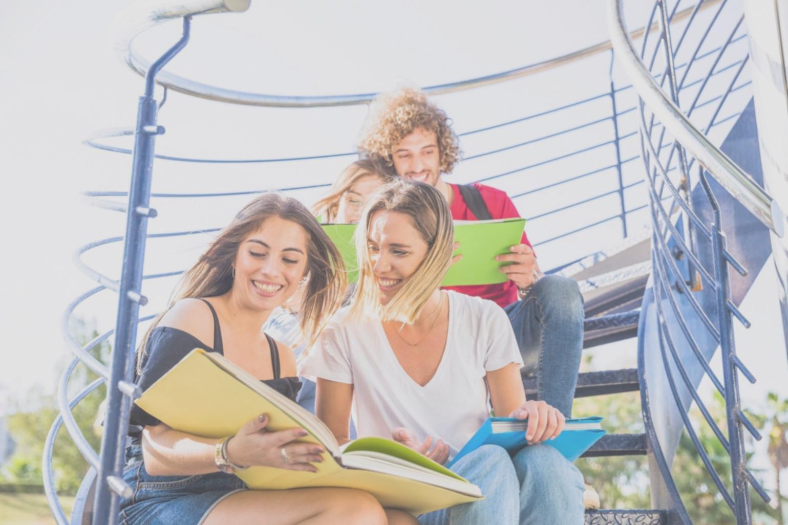 Grocery shopping with budget list in hand